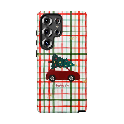 Merry Christmas Plaid Phone Case - SmartHomeGoodies