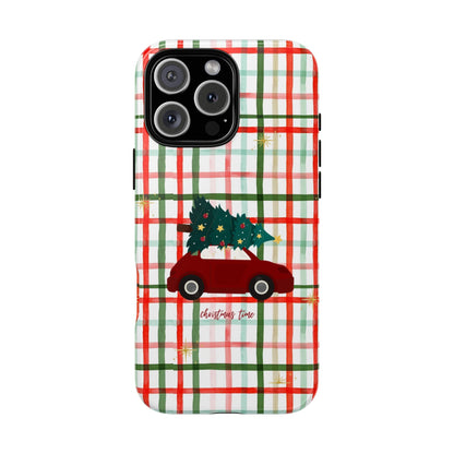 Merry Christmas Plaid Phone Case - SmartHomeGoodies