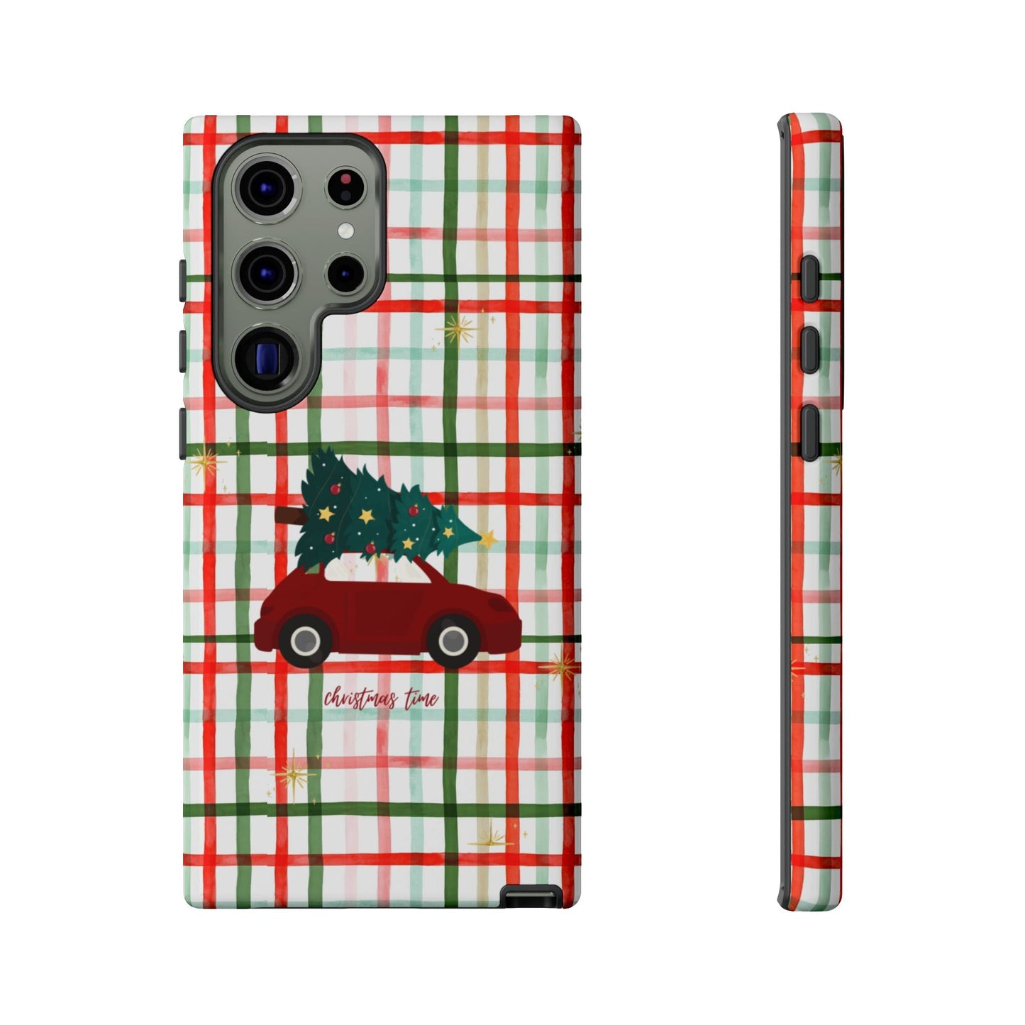 Merry Christmas Plaid Phone Case - SmartHomeGoodies