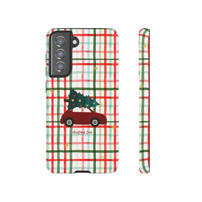 Merry Christmas Plaid Phone Case - SmartHomeGoodies
