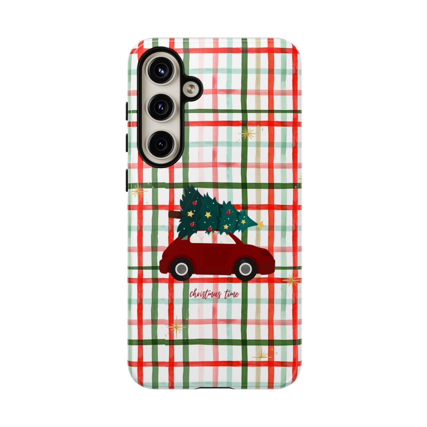 Merry Christmas Plaid Phone Case - SmartHomeGoodies