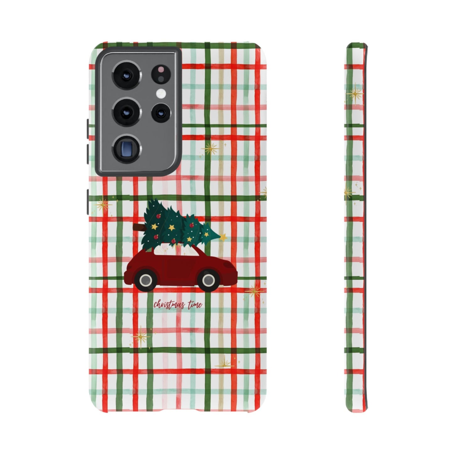 Merry Christmas Plaid Phone Case - SmartHomeGoodies