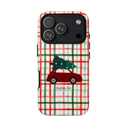 Merry Christmas Plaid Phone Case - SmartHomeGoodies