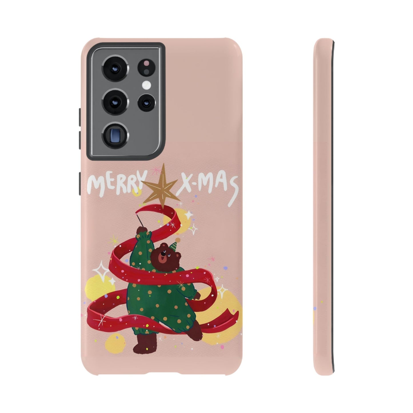 Merry X - Mas Bear Phone Case - The Holiday Edit - SmartHomeGoodies