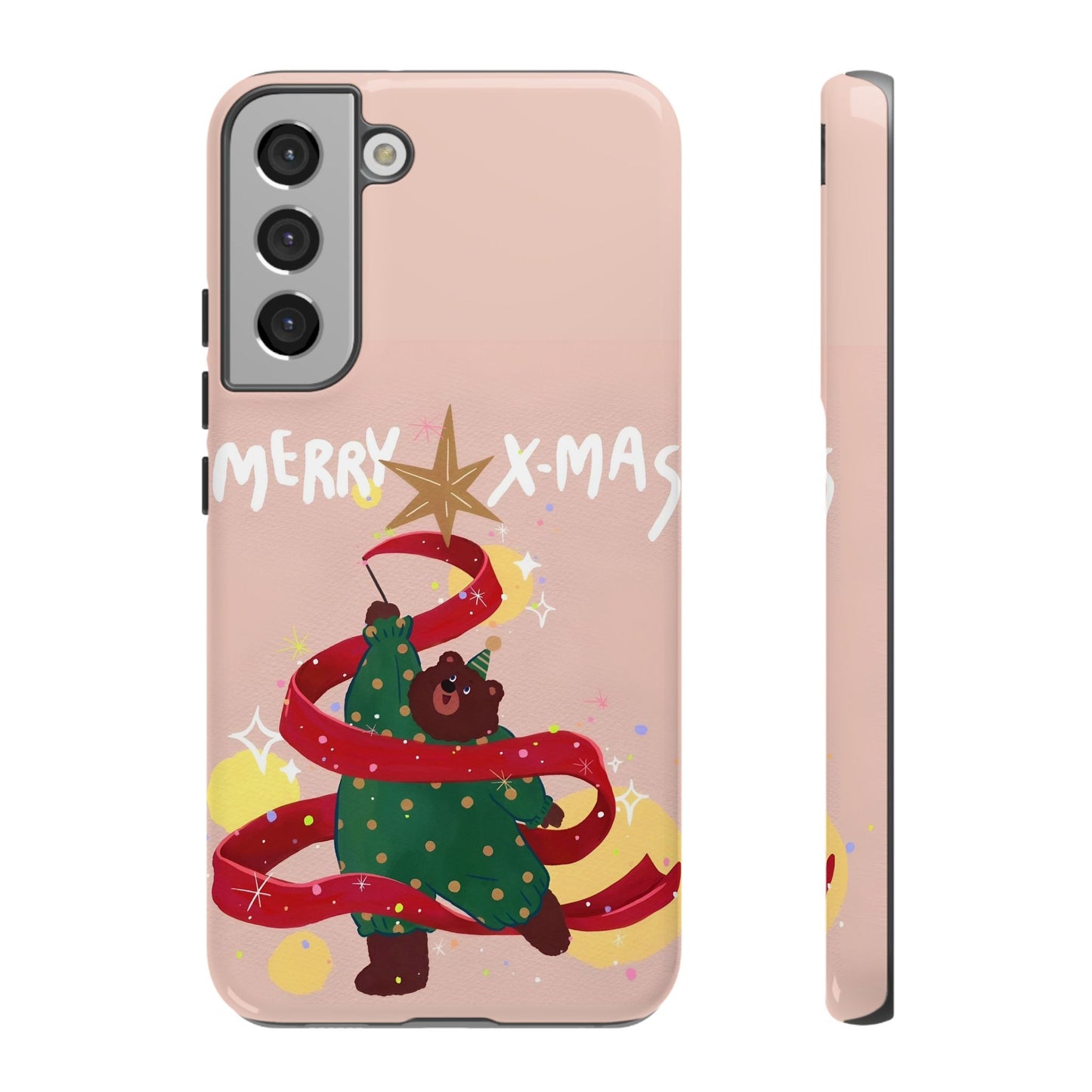 Merry X - Mas Bear Phone Case - The Holiday Edit - SmartHomeGoodies