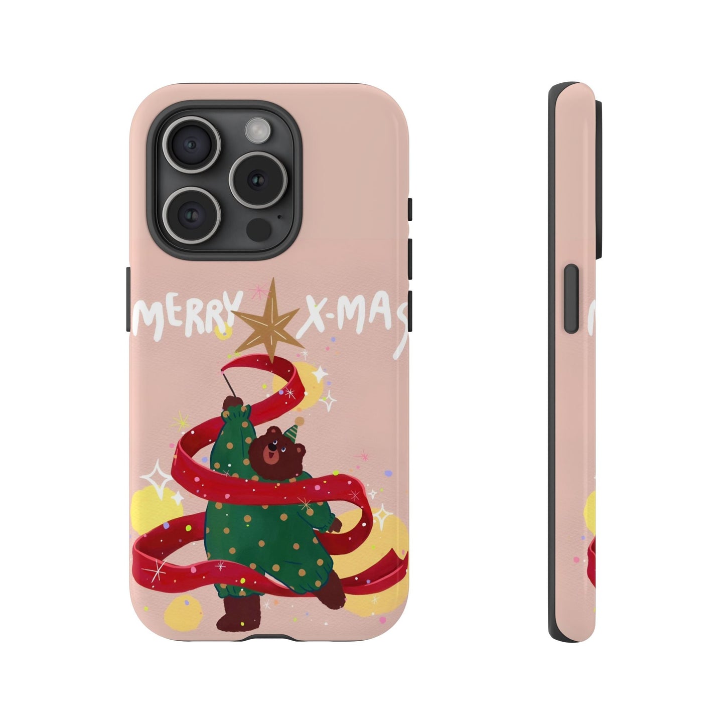 Merry X - Mas Bear Phone Case - The Holiday Edit - SmartHomeGoodies
