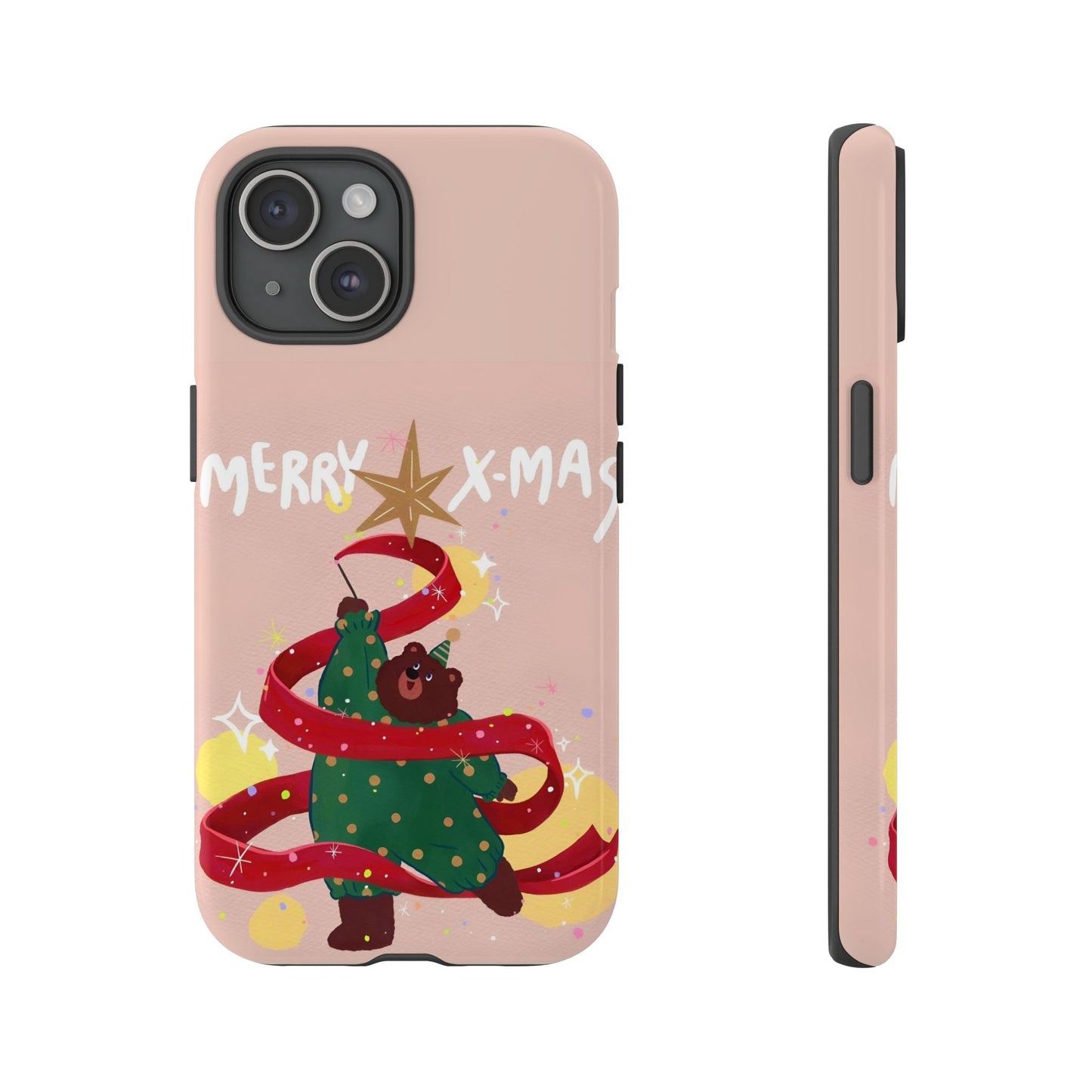Merry X - Mas Bear Phone Case - The Holiday Edit - SmartHomeGoodies