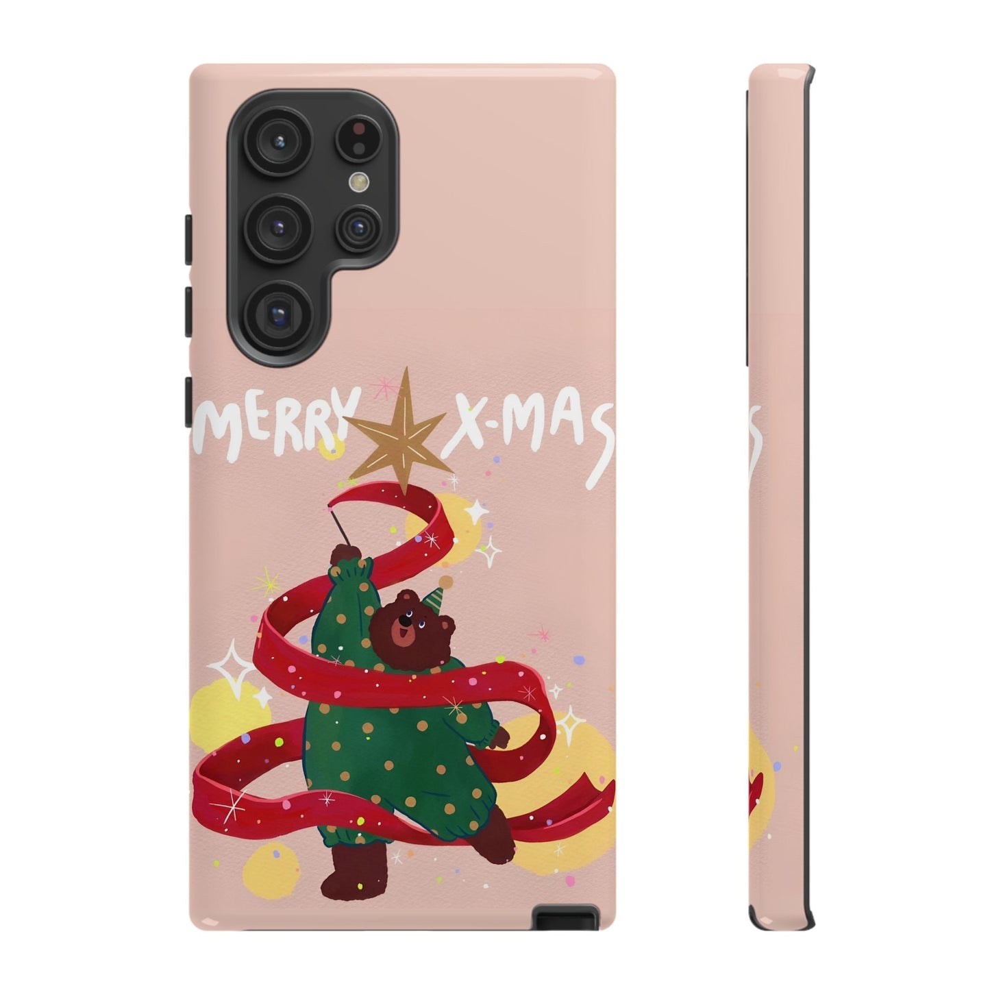 Merry X - Mas Bear Phone Case - The Holiday Edit - SmartHomeGoodies