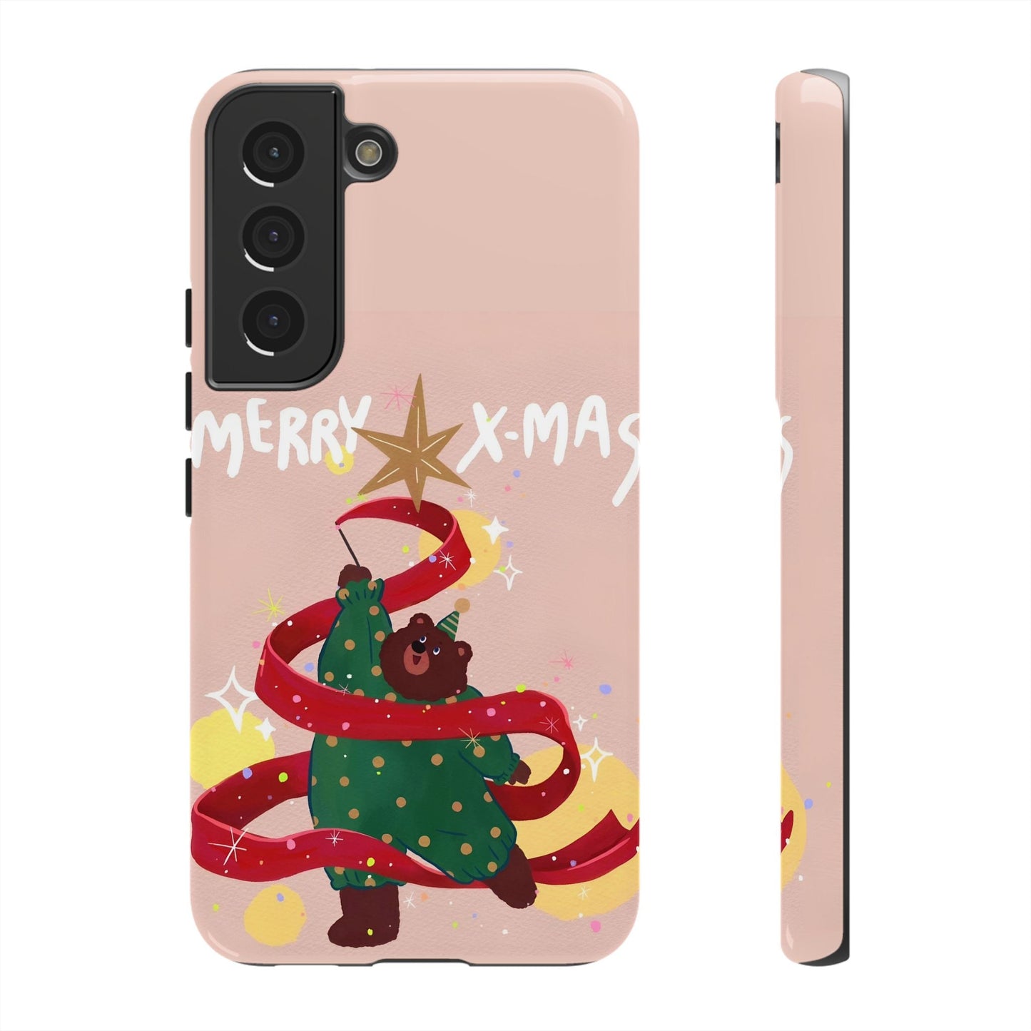 Merry X - Mas Bear Phone Case - The Holiday Edit - SmartHomeGoodies
