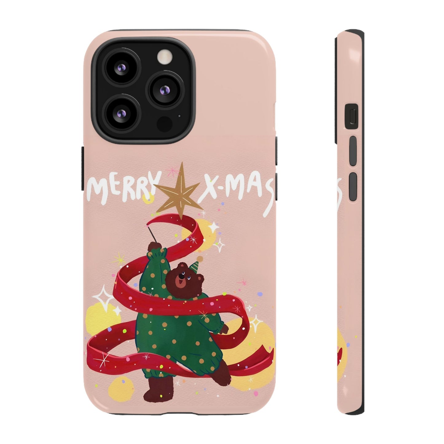 Merry X - Mas Bear Phone Case - The Holiday Edit - SmartHomeGoodies