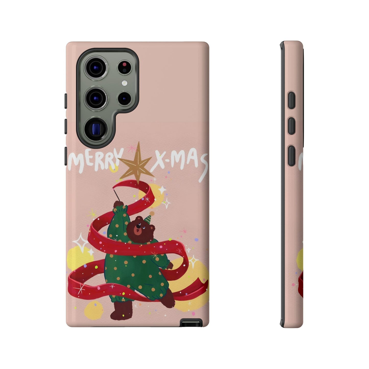Merry X - Mas Bear Phone Case - The Holiday Edit - SmartHomeGoodies