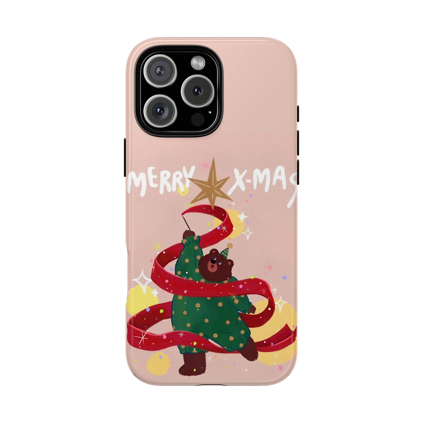 Merry X - Mas Bear Phone Case - The Holiday Edit - SmartHomeGoodies
