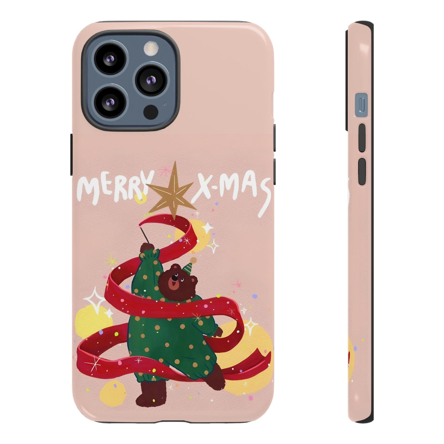 Merry X - Mas Bear Phone Case - The Holiday Edit - SmartHomeGoodies