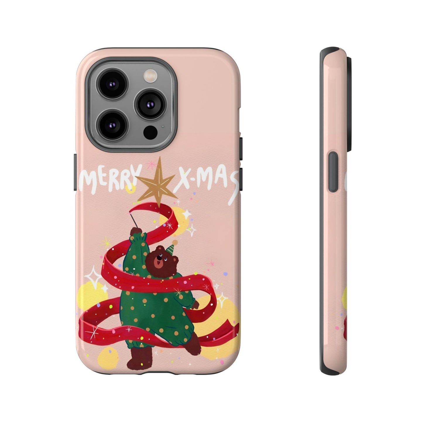 Merry X - Mas Bear Phone Case - The Holiday Edit - SmartHomeGoodies