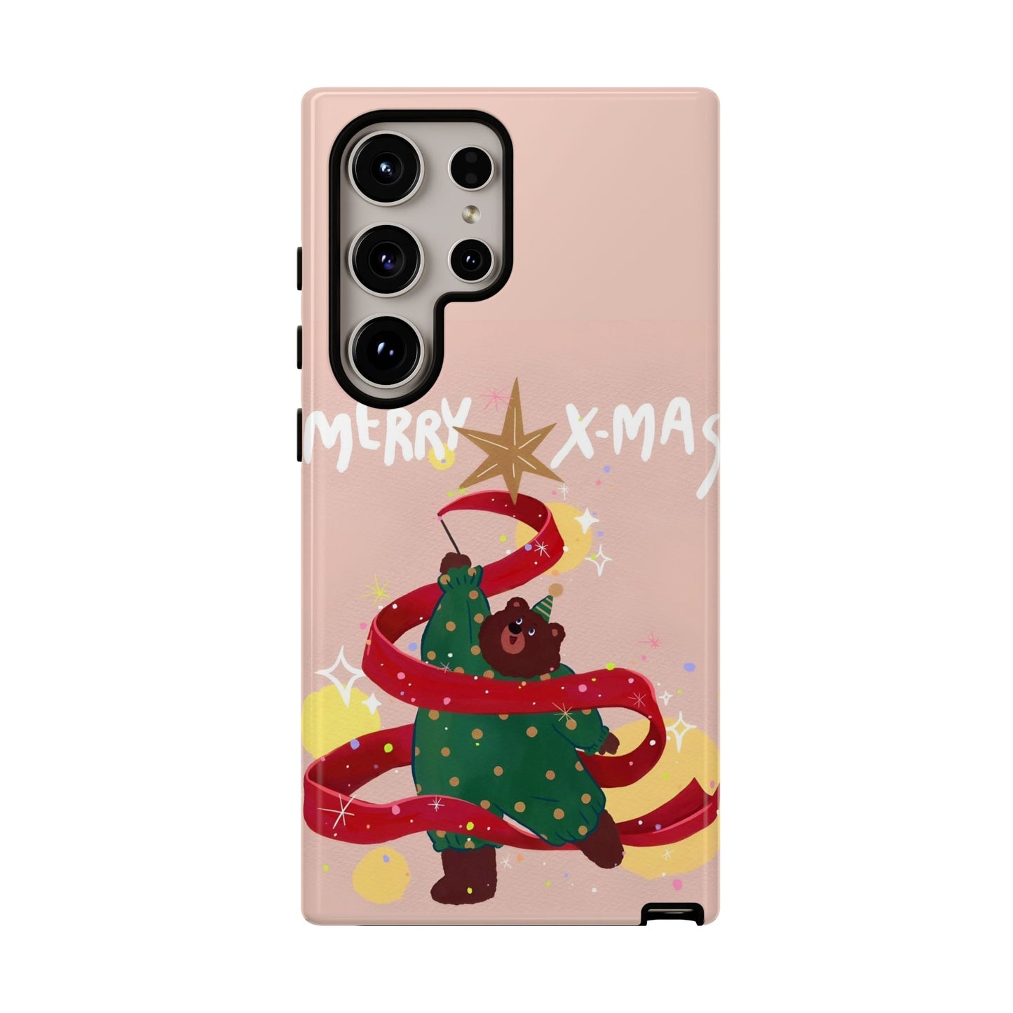 Merry X - Mas Bear Phone Case - The Holiday Edit - SmartHomeGoodies