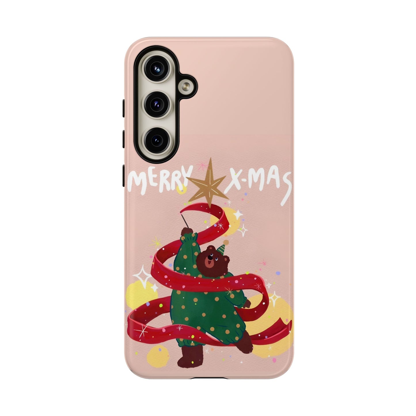 Merry X - Mas Bear Phone Case - The Holiday Edit - SmartHomeGoodies