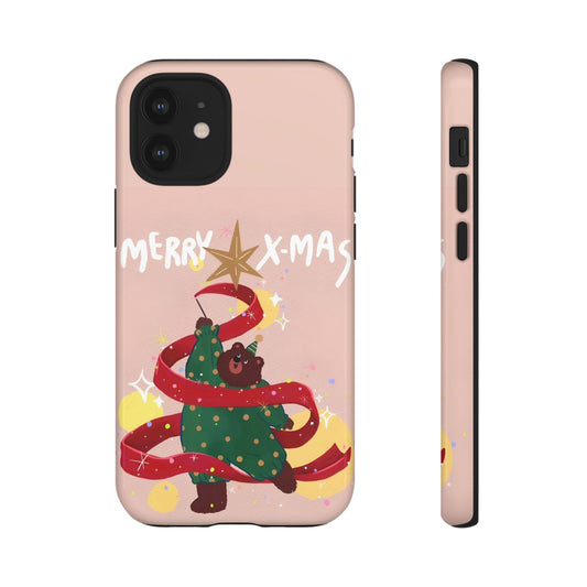 Merry X - Mas Bear Phone Case - The Holiday Edit - SmartHomeGoodies