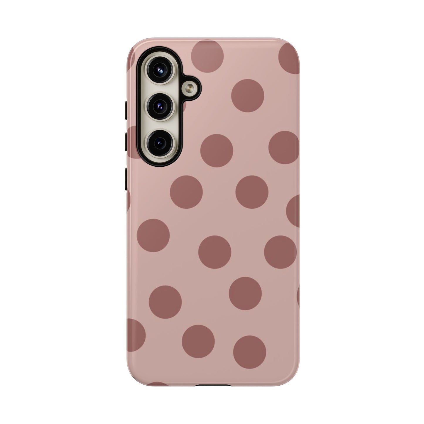 Minimal Blush Nude Polka Dot Phone Case - SmartHomeGoodies