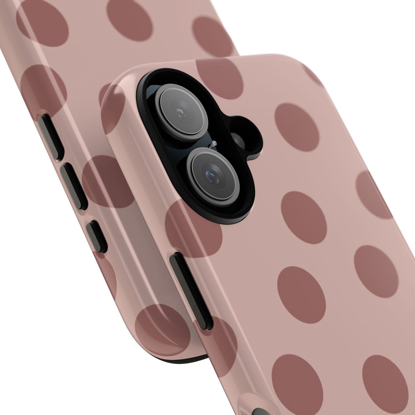 Minimal Blush Nude Polka Dot Phone Case - SmartHomeGoodies