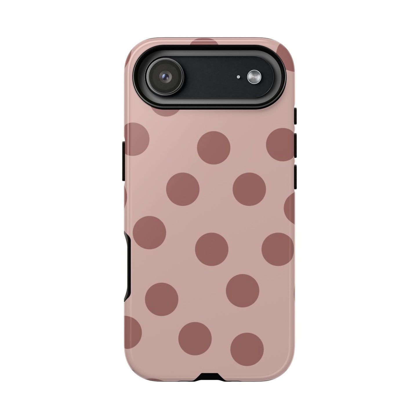Minimal Blush Nude Polka Dot Phone Case - SmartHomeGoodies