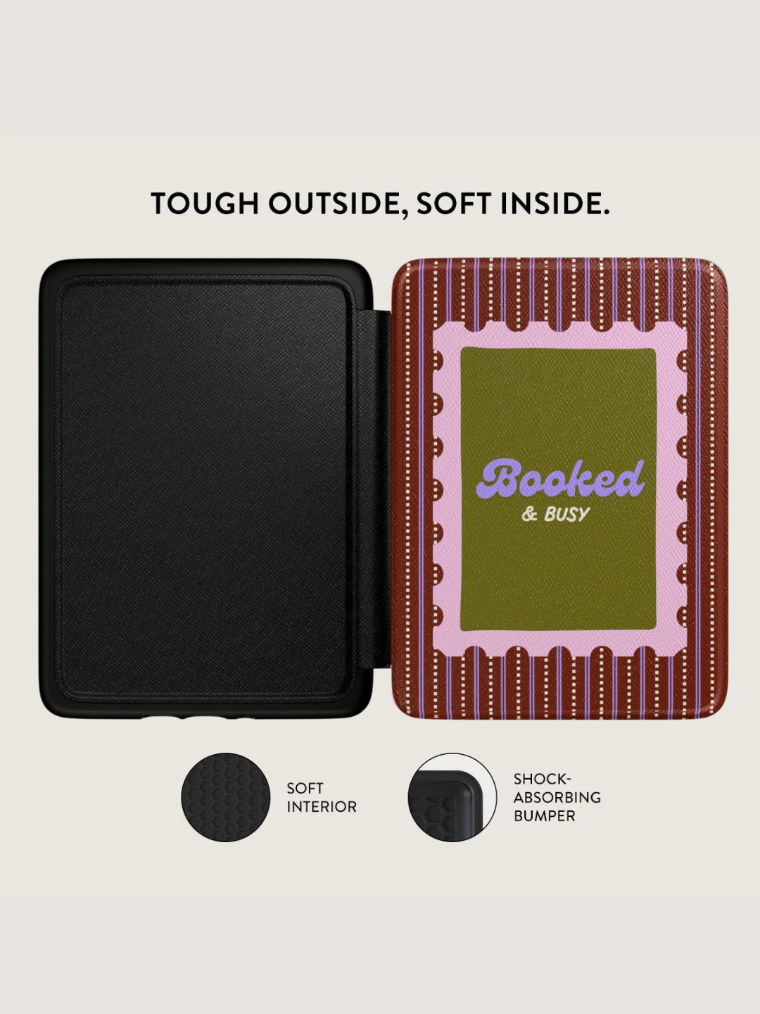 Booked & Busy Kindle Case