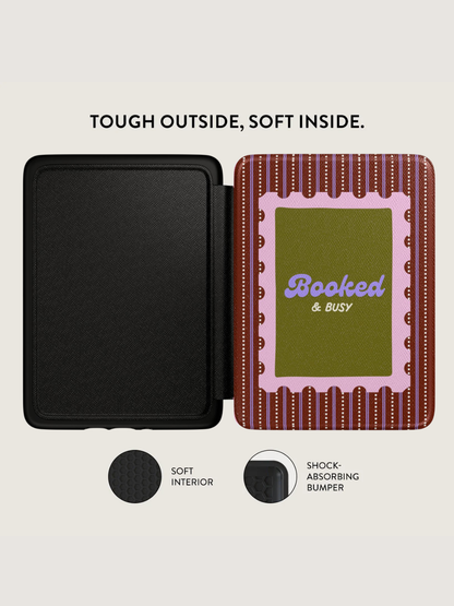 Booked & Busy Kindle Case