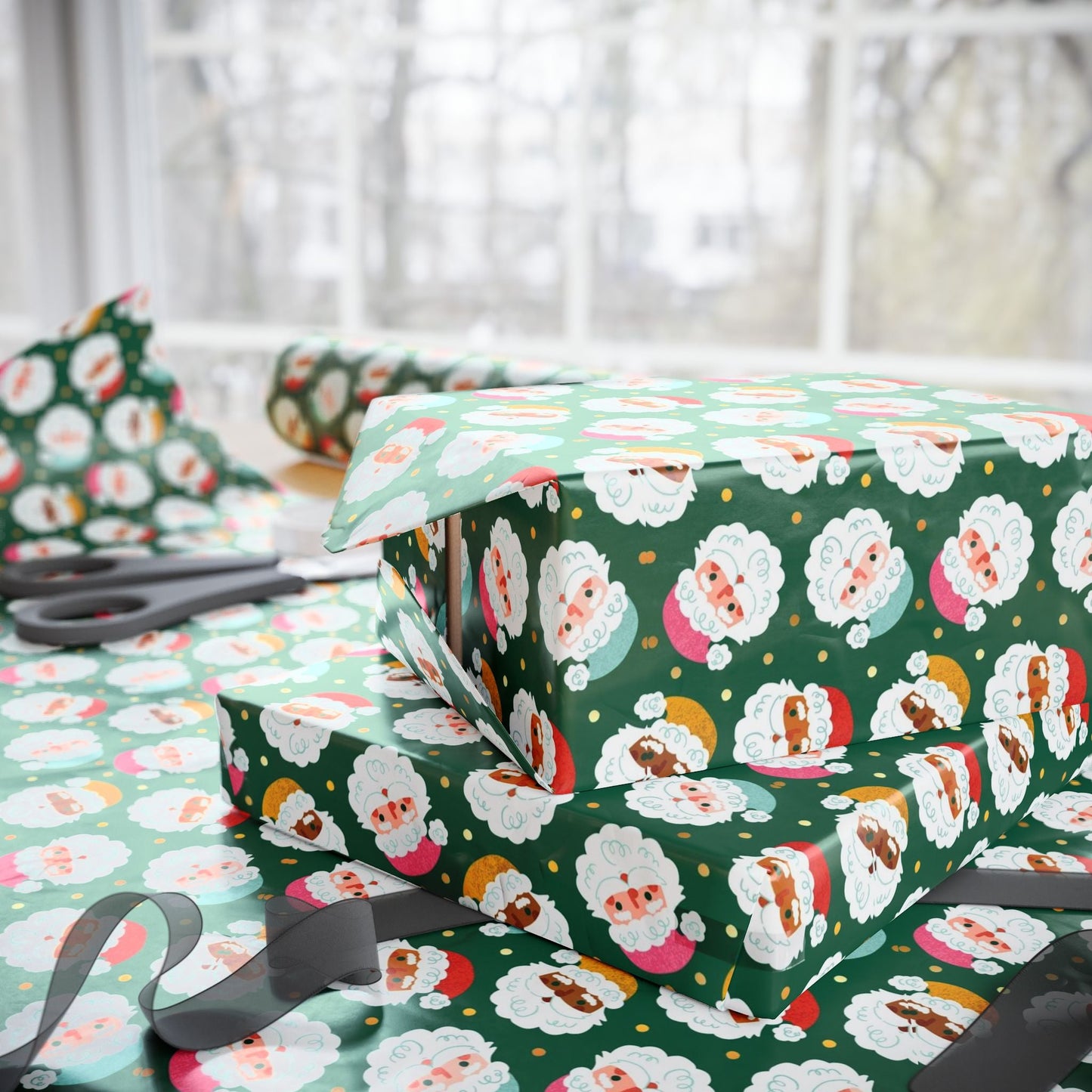 Mr Claus Wrapping Paper - SmartHomeGoodies