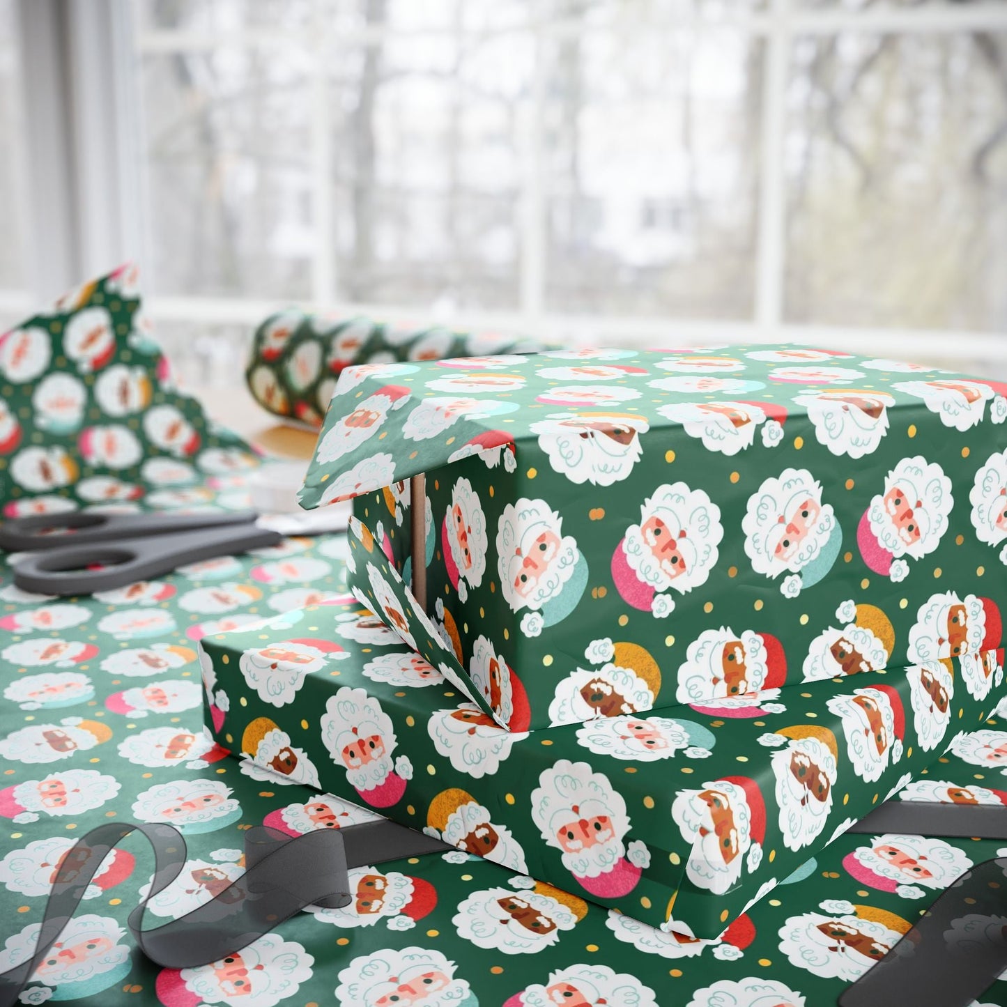 Mr Claus Wrapping Paper - SmartHomeGoodies