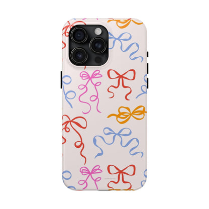 Multicolor Bows and Ribbons Tough iPhone Cases - SmartHomeGoodies