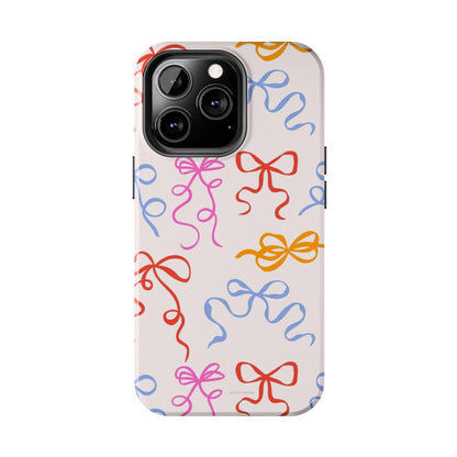 Multicolor Bows and Ribbons Tough iPhone Cases - SmartHomeGoodies