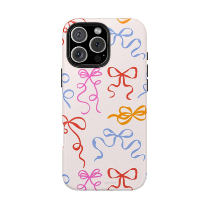 Multicolor Bows and Ribbons Tough iPhone Cases - SmartHomeGoodies