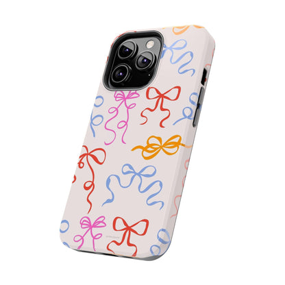 Multicolor Bows and Ribbons Tough iPhone Cases - SmartHomeGoodies