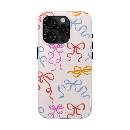 Multicolor Bows and Ribbons Tough iPhone Cases - SmartHomeGoodies