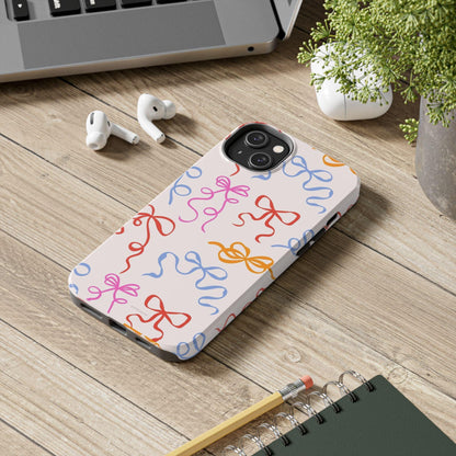 Multicolor Bows and Ribbons Tough iPhone Cases - SmartHomeGoodies