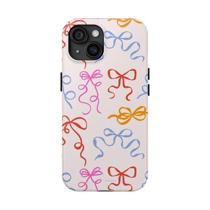 Multicolor Bows and Ribbons Tough iPhone Cases - SmartHomeGoodies