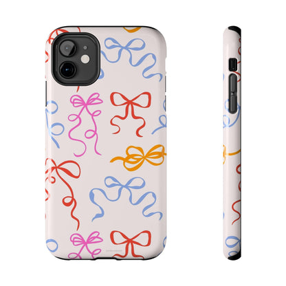 Multicolor Bows and Ribbons Tough iPhone Cases - SmartHomeGoodies