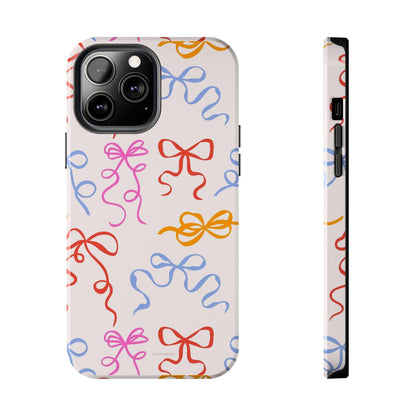 Multicolor Bows and Ribbons Tough iPhone Cases - SmartHomeGoodies