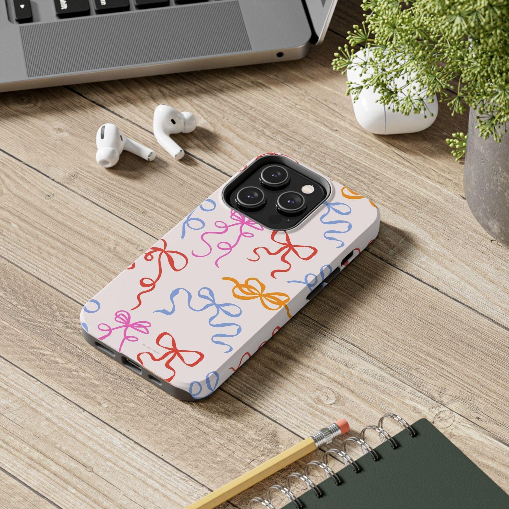Multicolor Bows and Ribbons Tough iPhone Cases - SmartHomeGoodies