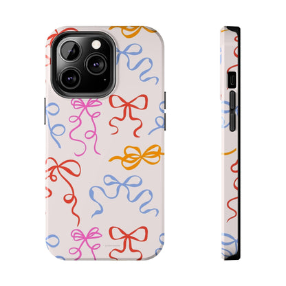 Multicolor Bows and Ribbons Tough iPhone Cases - SmartHomeGoodies