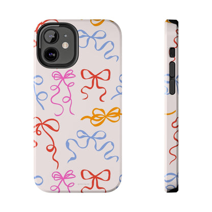 Multicolor Bows and Ribbons Tough iPhone Cases - SmartHomeGoodies