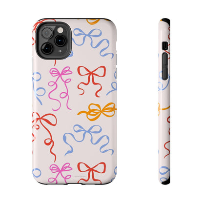 Multicolor Bows and Ribbons Tough iPhone Cases - SmartHomeGoodies