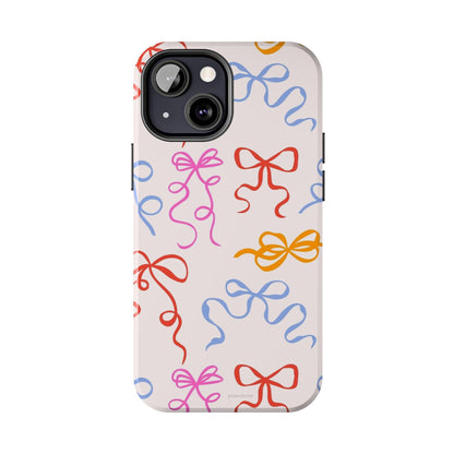 Multicolor Bows and Ribbons Tough iPhone Cases - SmartHomeGoodies