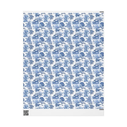 Noël in Toile Luxury Gift Wrapping Paper for Christmas - SmartHomeGoodies