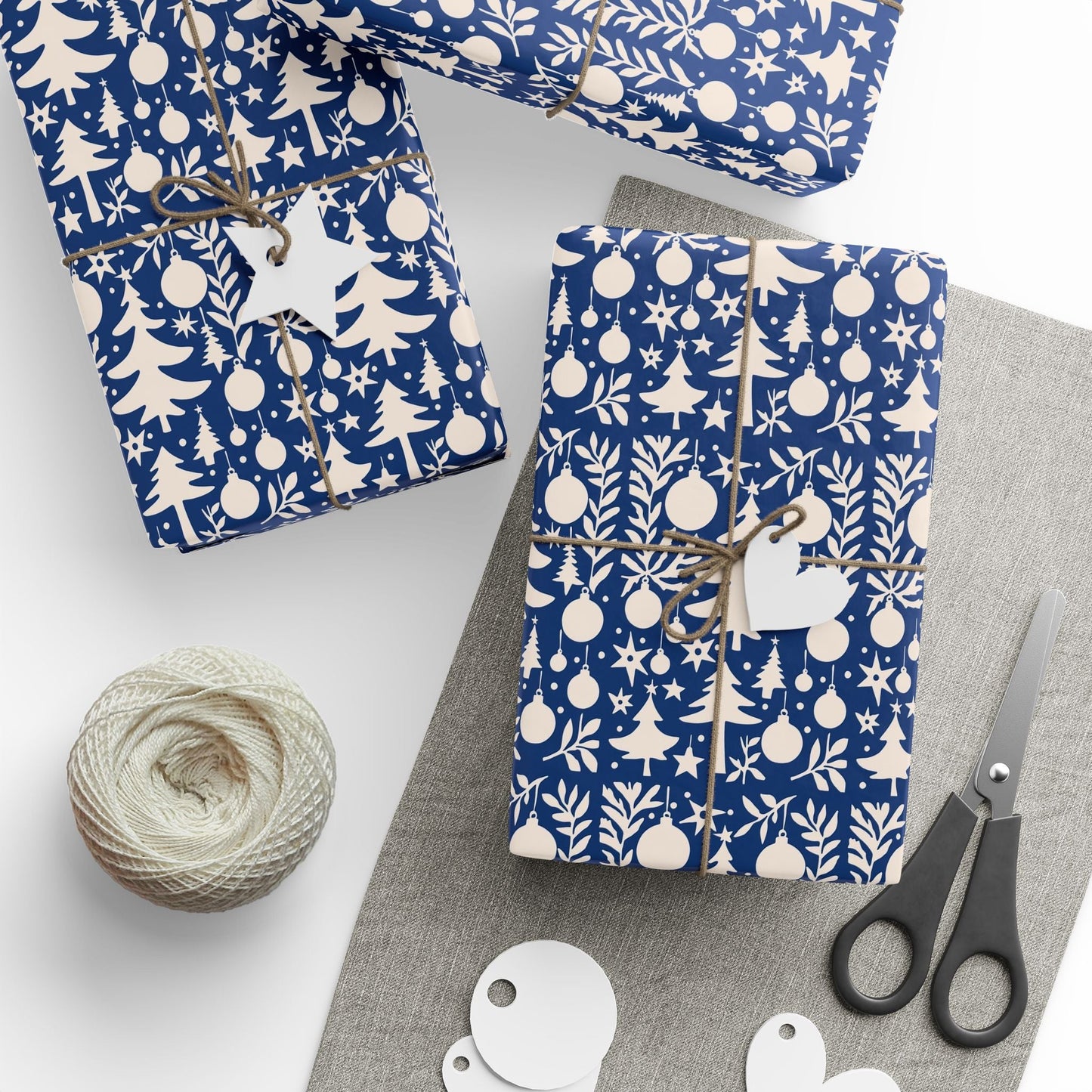 Nordic Night Christmas Gift Wrapping Paper - SmartHomeGoodies