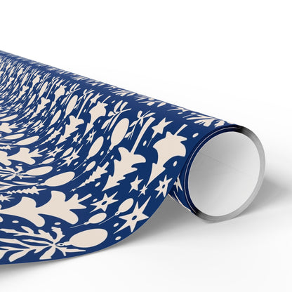 Nordic Night Christmas Gift Wrapping Paper - SmartHomeGoodies