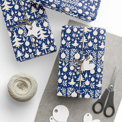 Nordic Night Christmas Gift Wrapping Paper - SmartHomeGoodies