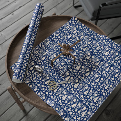 Nordic Night Christmas Gift Wrapping Paper - SmartHomeGoodies