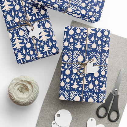Nordic Night Christmas Gift Wrapping Paper - SmartHomeGoodies