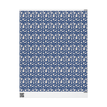 Nordic Night Christmas Gift Wrapping Paper - SmartHomeGoodies