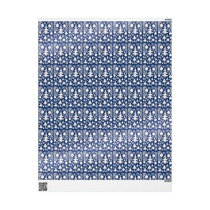 Nordic Night Christmas Gift Wrapping Paper - SmartHomeGoodies
